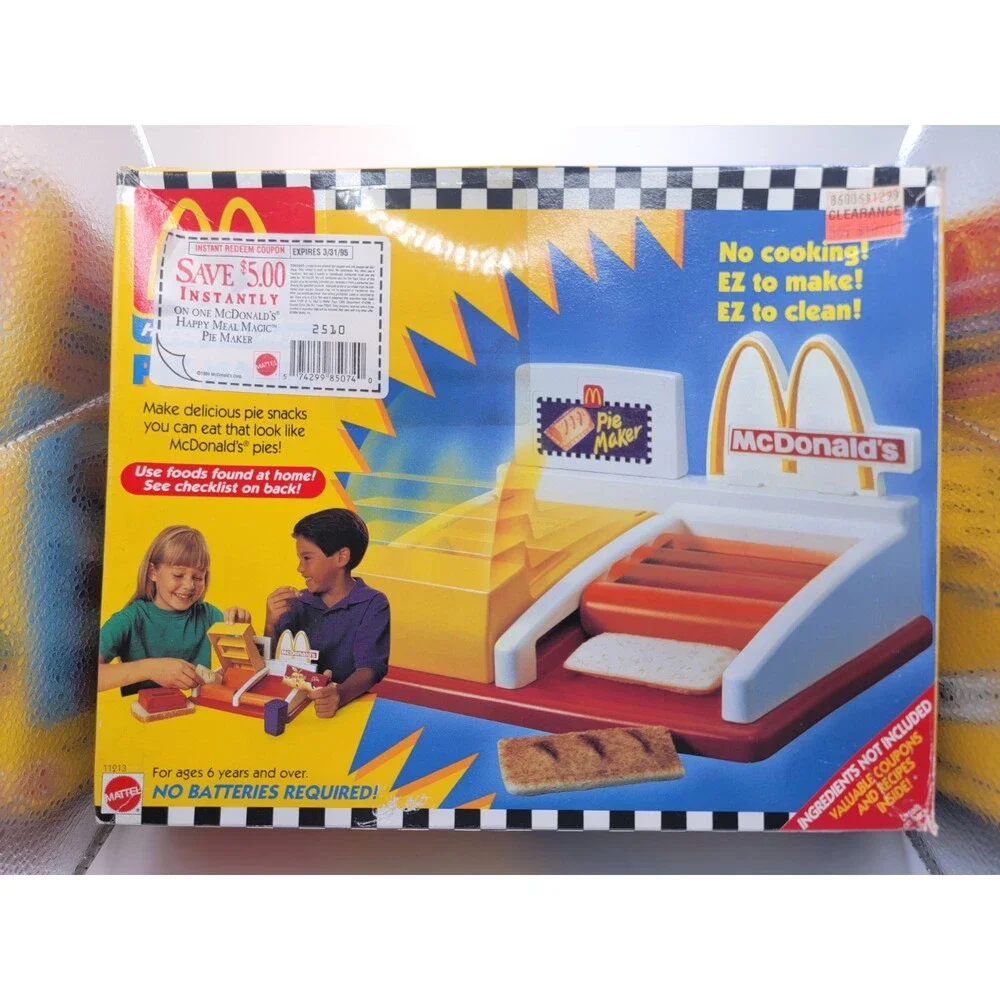 McDonald's Happy Meal Magic Pie Maker by Mattel With Box Vintage 90s 1990s Vtg